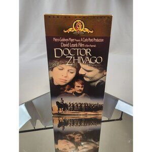 Doctor Zhivago VHS 1988 2-Tape Box Set Video Movie Film